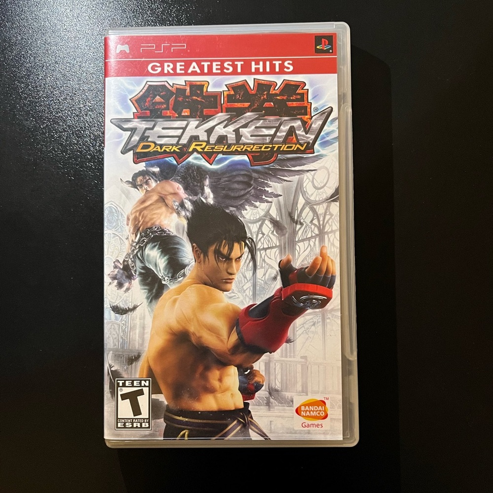 Sony Red and Black Tekken Dark Resurrection PSP Game